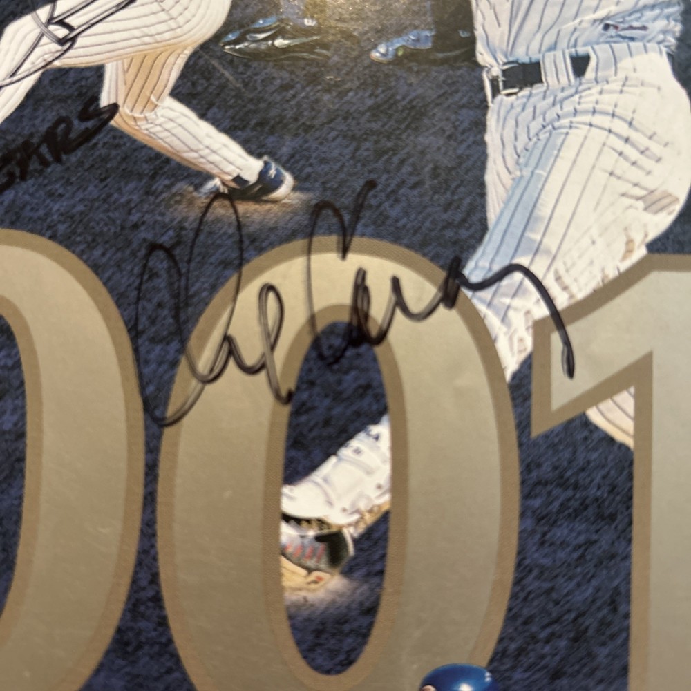 2001 Chicago Cubs Program with Autographs