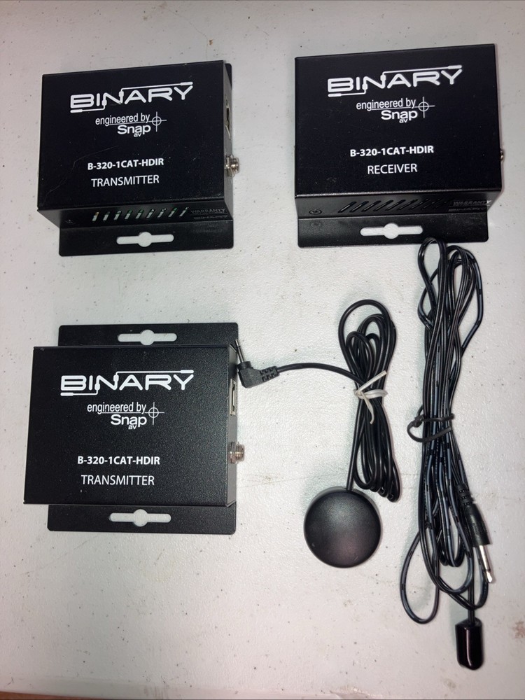 Binary B-320-1CAT-HDIR One Receiver Two Transmitters Without Power Supply