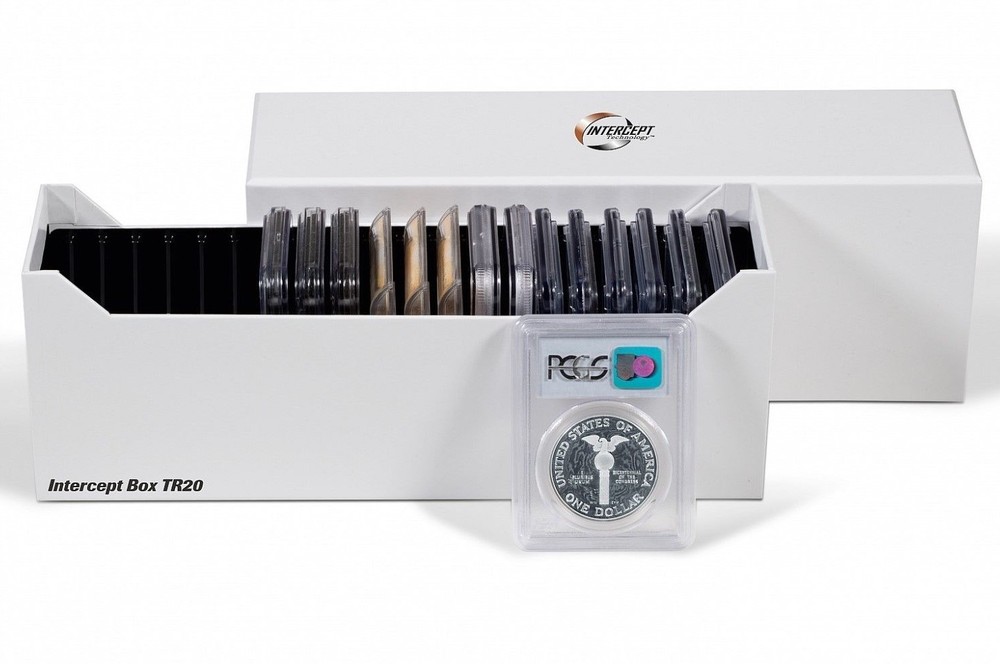 Intercept Track Box Coin Holder Slab Storage Case Everslab Quickslab PCGS NGC