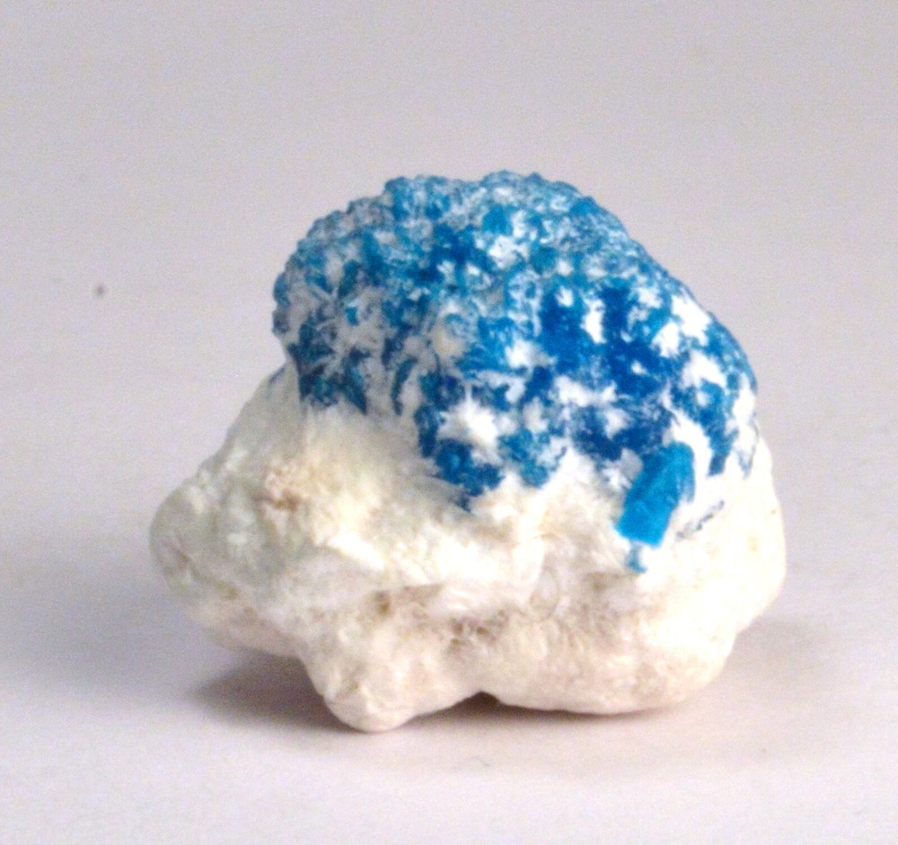 #11,457 Cavansite on white matrix - India