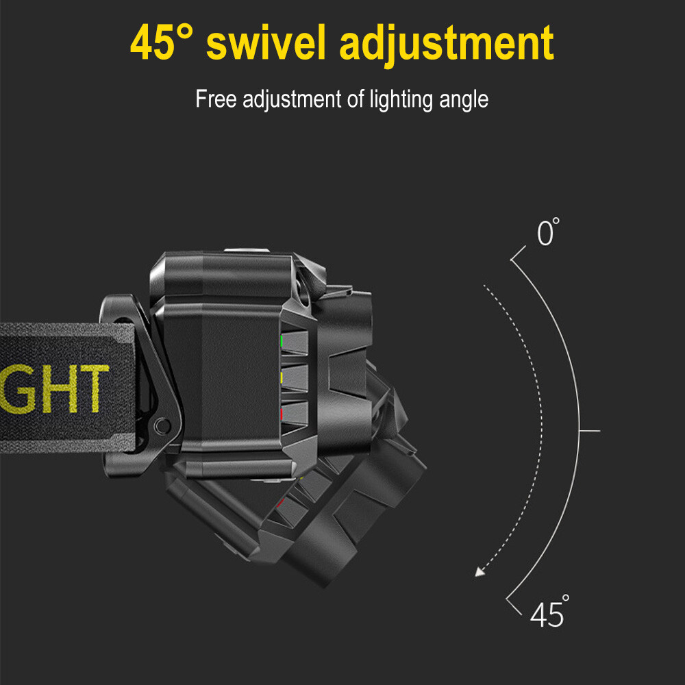5000LM USB Rechargeable Waterproof LED Headlamp Headlight Head Light Flashlight