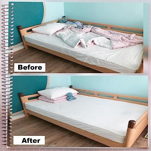 10 Pcs Adjustable Bed Sheet Straps Clips - Elastic Fitted Sheet Holders 14-47