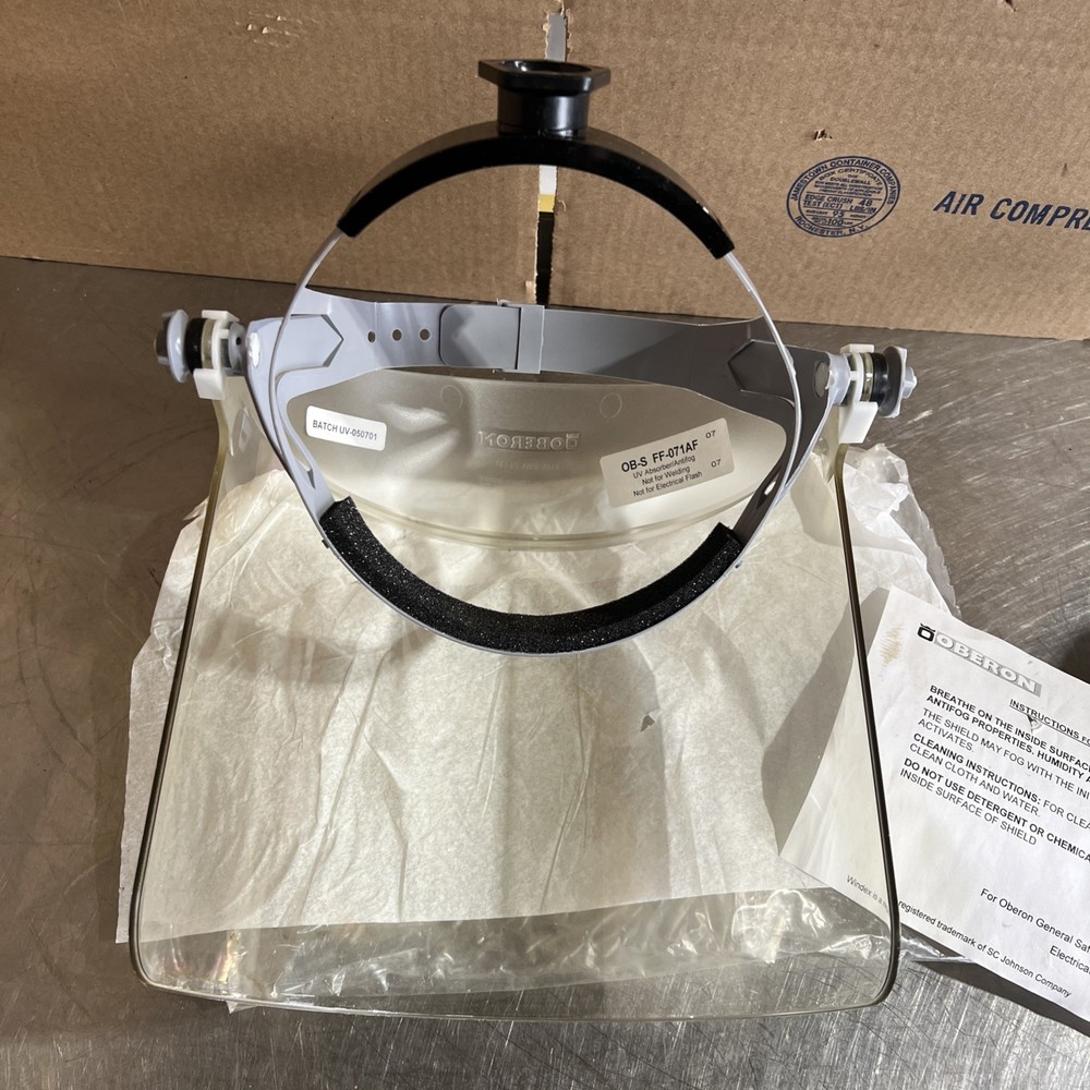 OBERON OB-S FF-071AF Protective Faceshield Nos Surplus