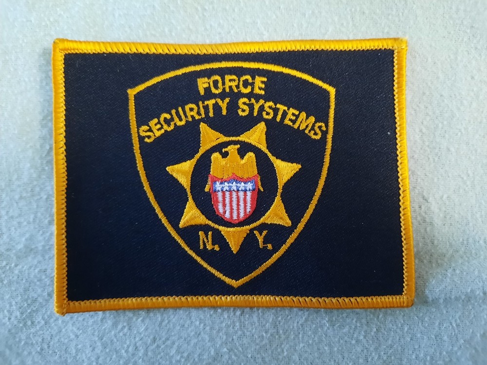 New York Force Security Systems Patch