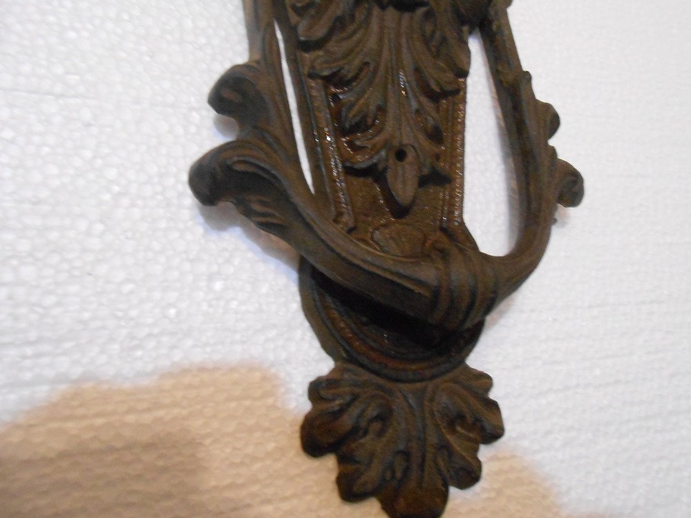 CAST IRON RUST FINISHED GREEK GOD DOOR KNOCKER