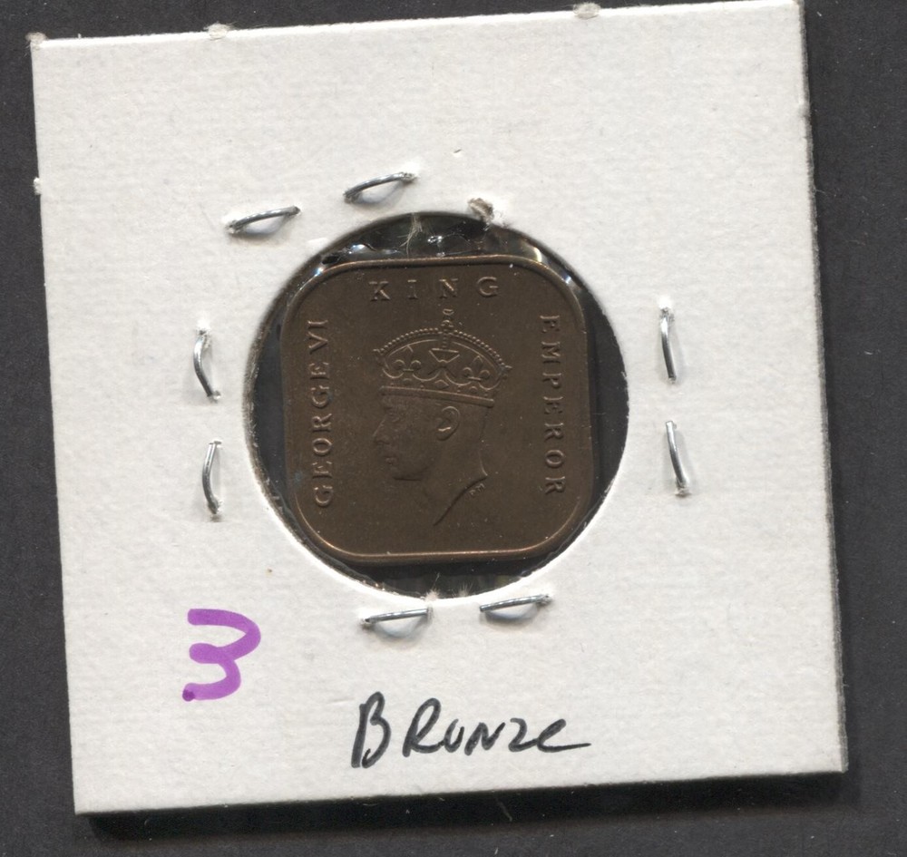 1945- Malaysia-UNC. 1 Cent