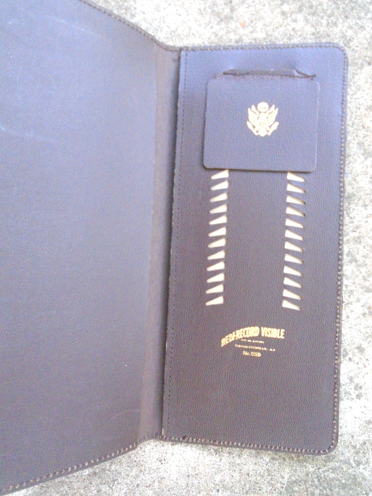War bond wallet and register