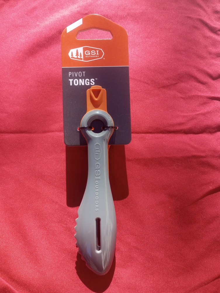 GSI Outdoors Pivot Tongs Folding Space Saving Camping Cookware