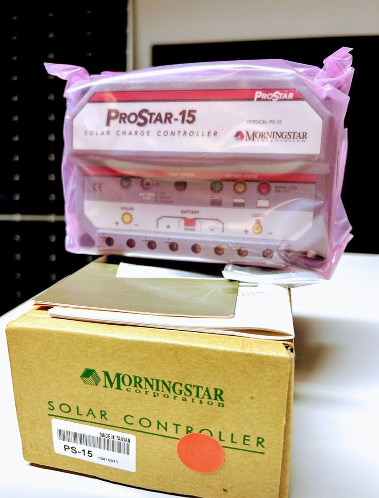 MORNINGSTAR PS-15 Charge Controller 15A Charge Controller 12/24V