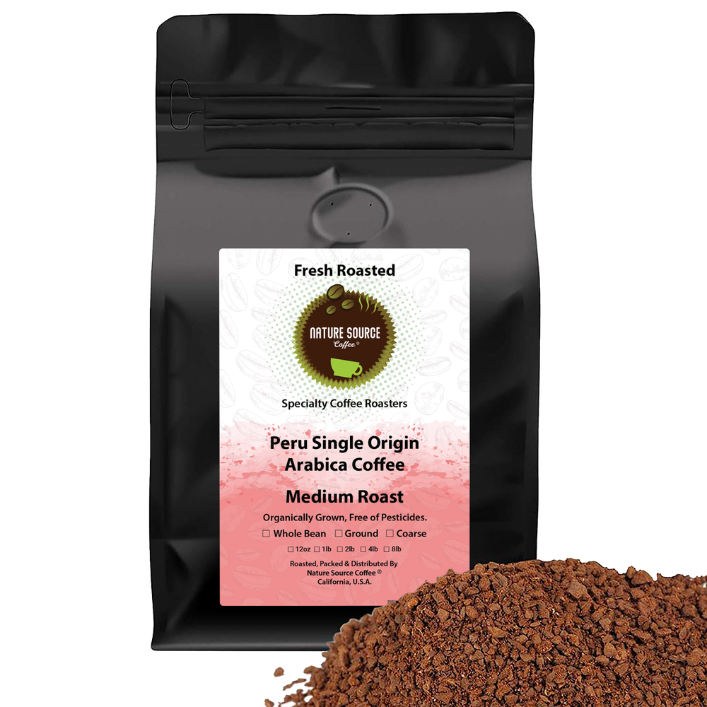 Peru Single Origin Coffee | Organic | Medium Roast | Fresh Roasted