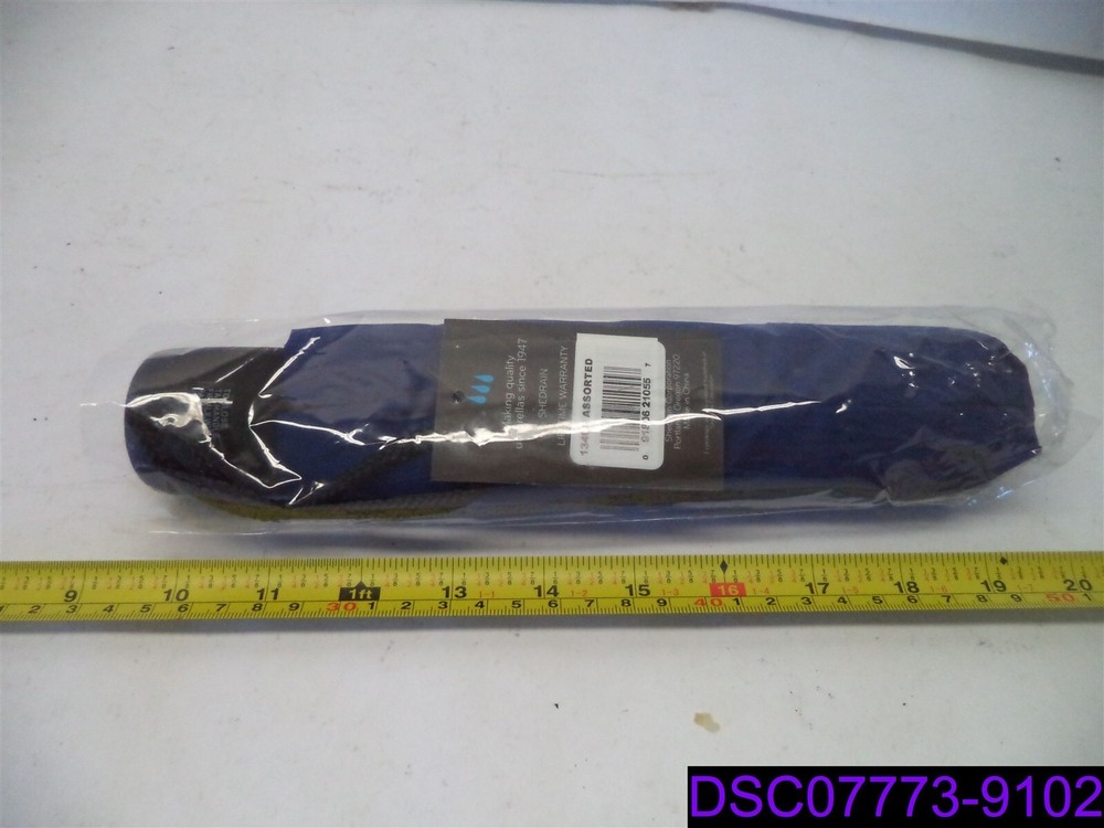 ShedRain Rain Essentials Manual Open Blue Umbrella 1349A