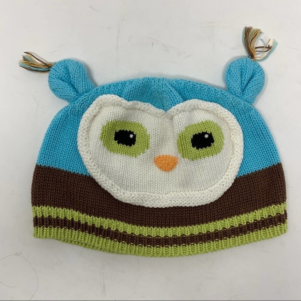 Neiman Marcus owl beanie hat size small