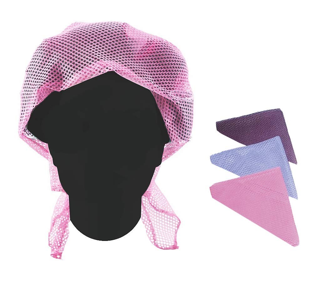 50x35 Triangular Hair Setting Net Universal Size Curler Holder Multi-Color
