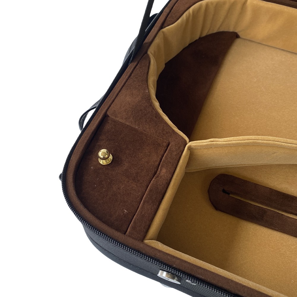 Double Violin Case Viola Case Wooden Struct Adjustable Size Violin Box Strong