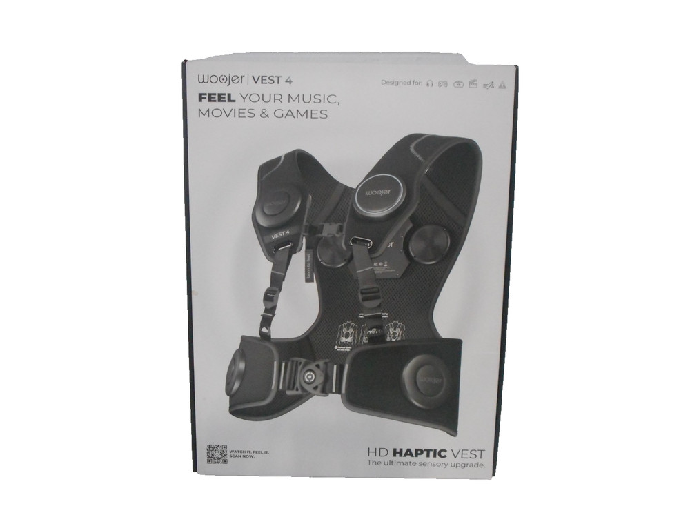 Woojer Vest 4 HD Haptic Vest Open Box