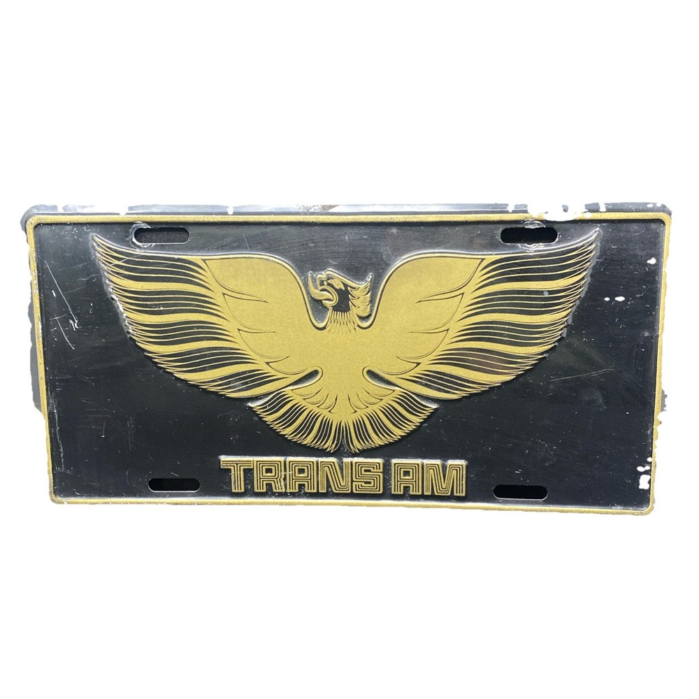 Vintage Trans Am License Plate