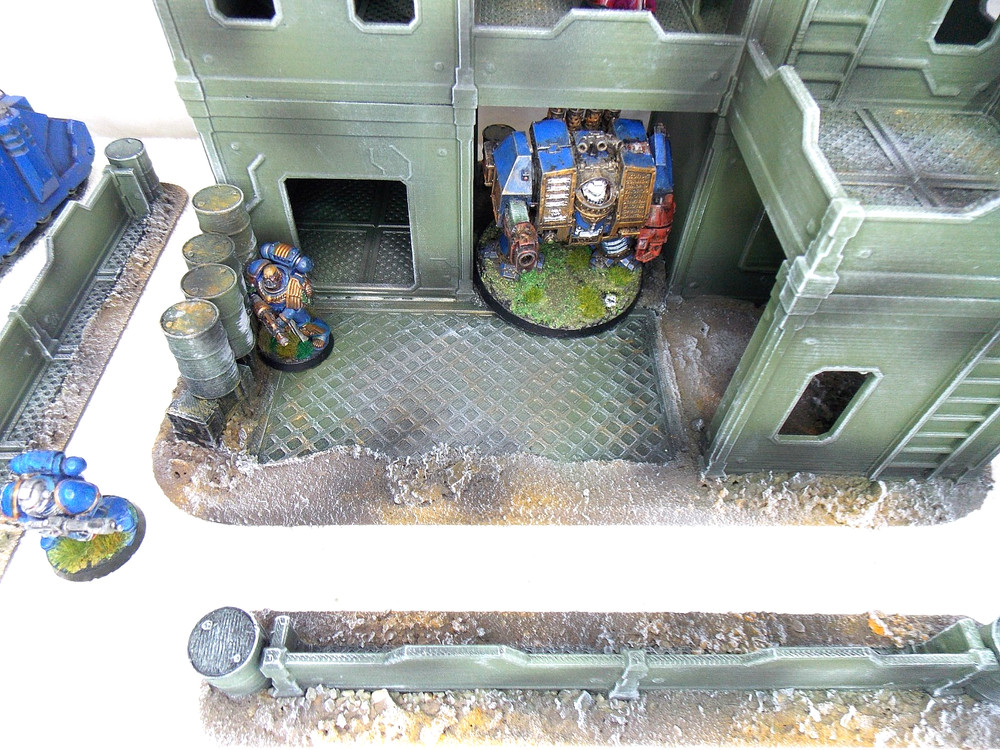 WARGAMING TERRAIN PAINTED 7 PIECE SET