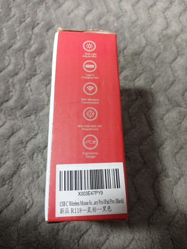 RAPIQUE Bluetooth Wireless Mouse Rechargeable Multi-DeviceTri-Mode, Black