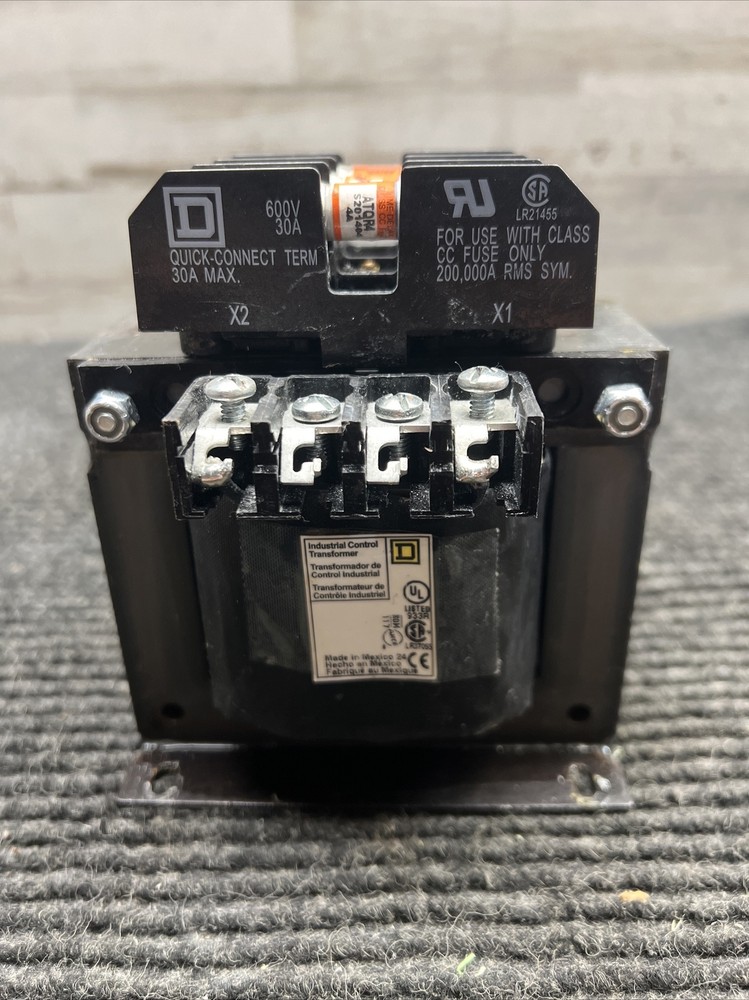Used SQUARE D 9070TF250D20 Control Transformer Class 130