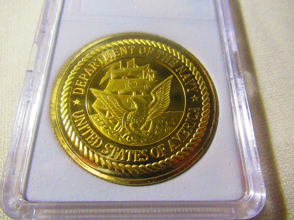 US NAVY - USS LAWRENCE (DDG-4) Challenge Coin