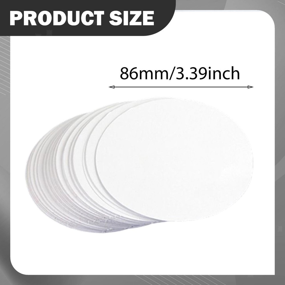100x Button Badge Blank Papers 86mm Pin Press Machine Attachment Button Making