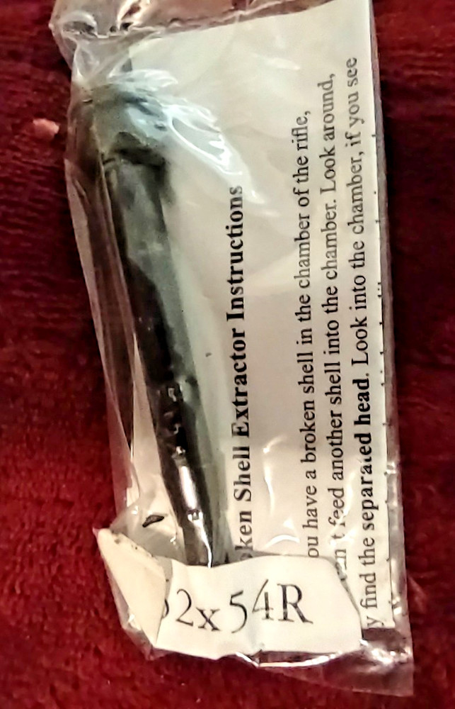 7.62x54R Broken Shell Extractor with instructions, new