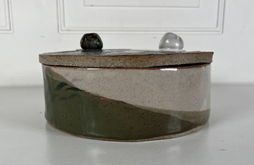 Yin Yang Handmade Pottery Trinket Box