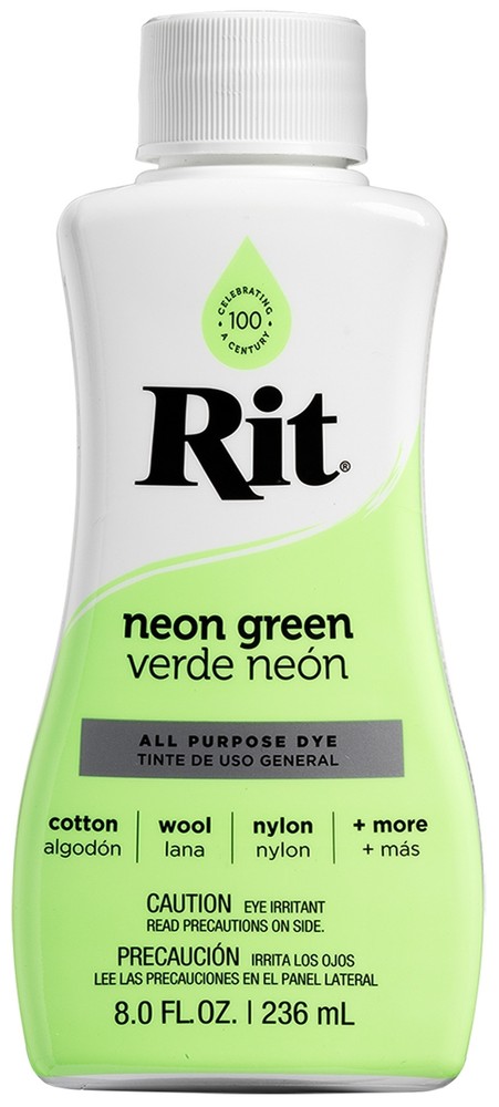 Rit Dye Liquid 8oz-Neon Green