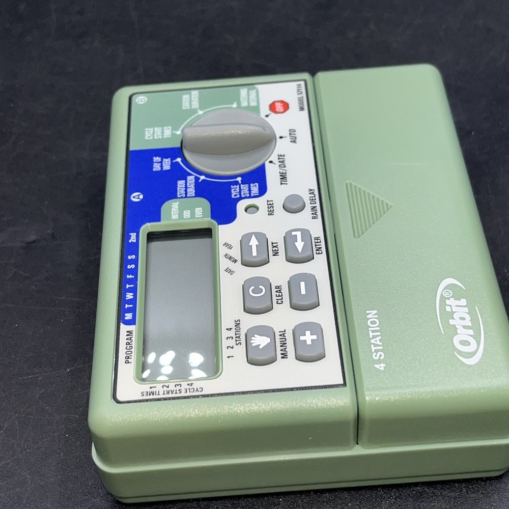Orbit 57114 Water Master 4 Station Automatic Sprinkler System Timer No Plug