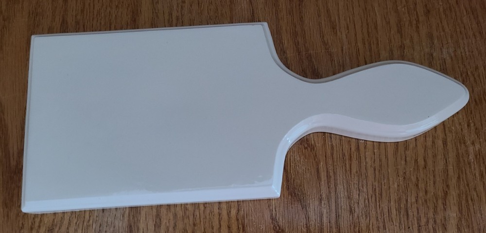 Ceramic Cheeseboard 9 3/4" x 4" Glazed No Design Bisque