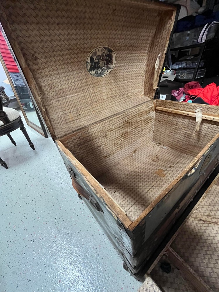antique wooden chests trunks