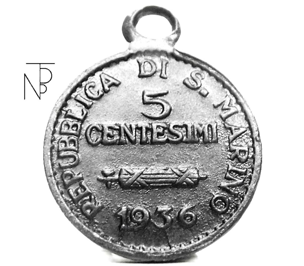 SAN MARINO (5 Cent Medal-Value) Rome