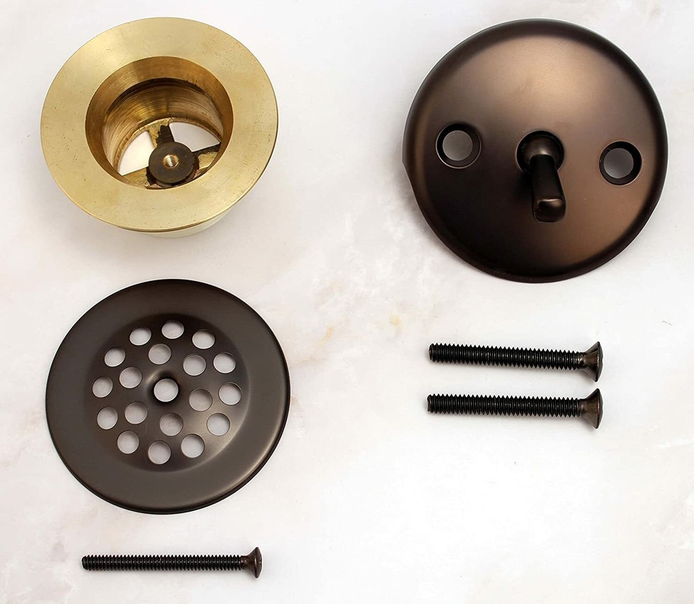 Bathtub Tub Replacement Drain Trim Kit - Oil Rubbed Bronze Finish