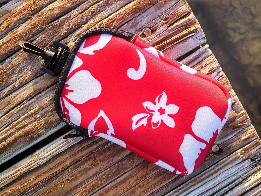 Hook On Neoprene Bags - Retro Red
