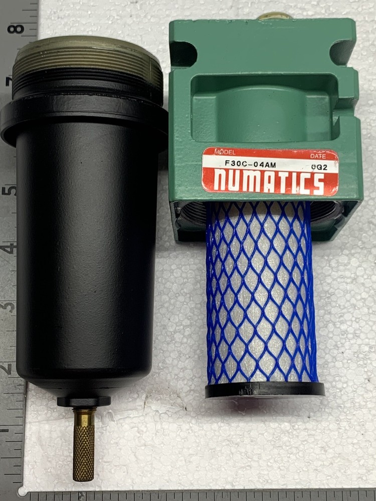 NEW! NUMATICS Pneumatic Filter F30C-04AM w/ Filter Element | FAST SHIPPING!