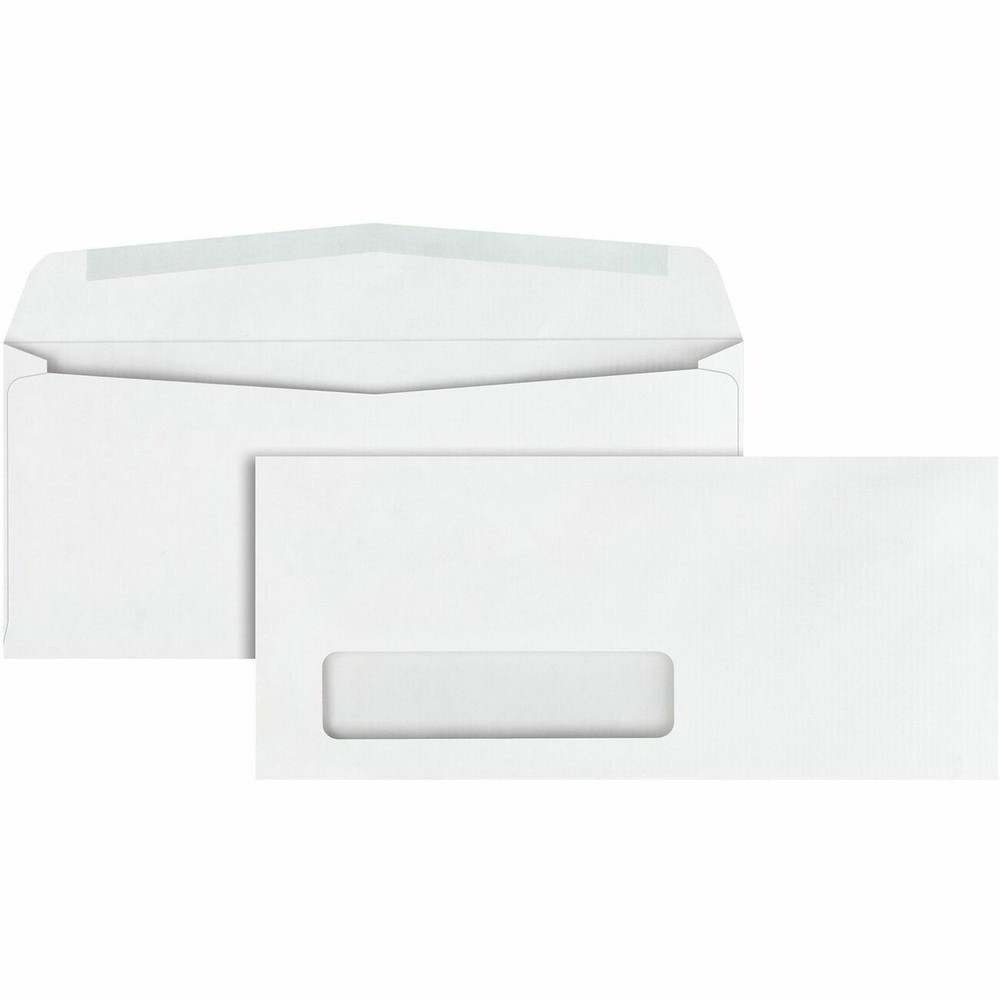 Quality Park QUA21330 #10 Single Window Envelopes 500/box White