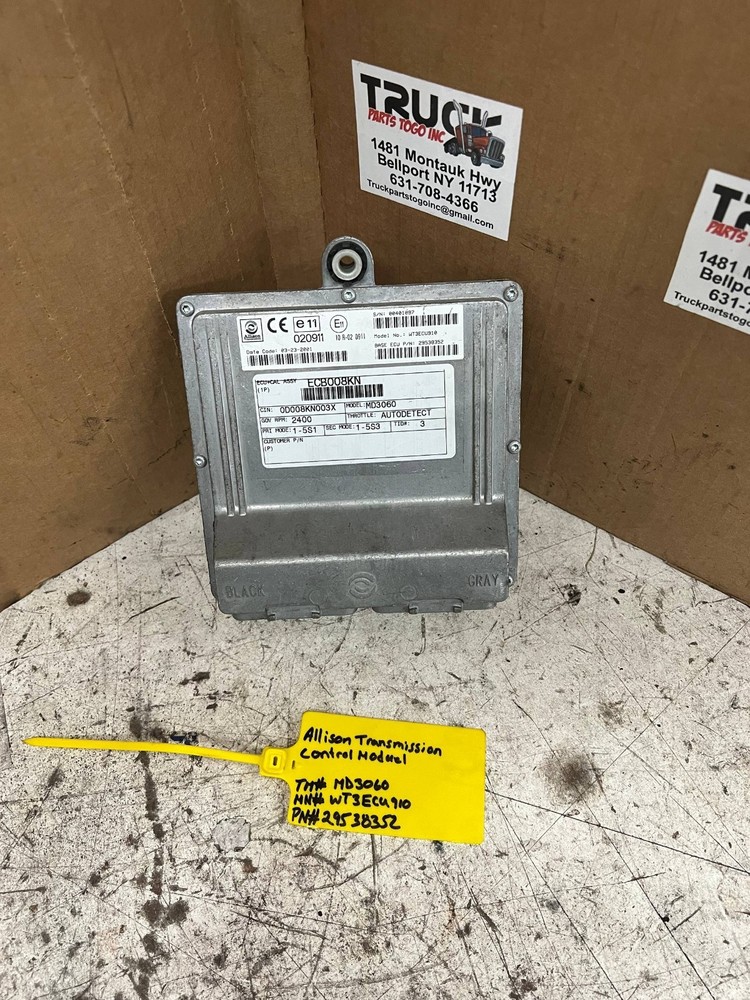 ALLISON TRANSMISSION CONTROL MODULE (TCM) USED PN# 29538352