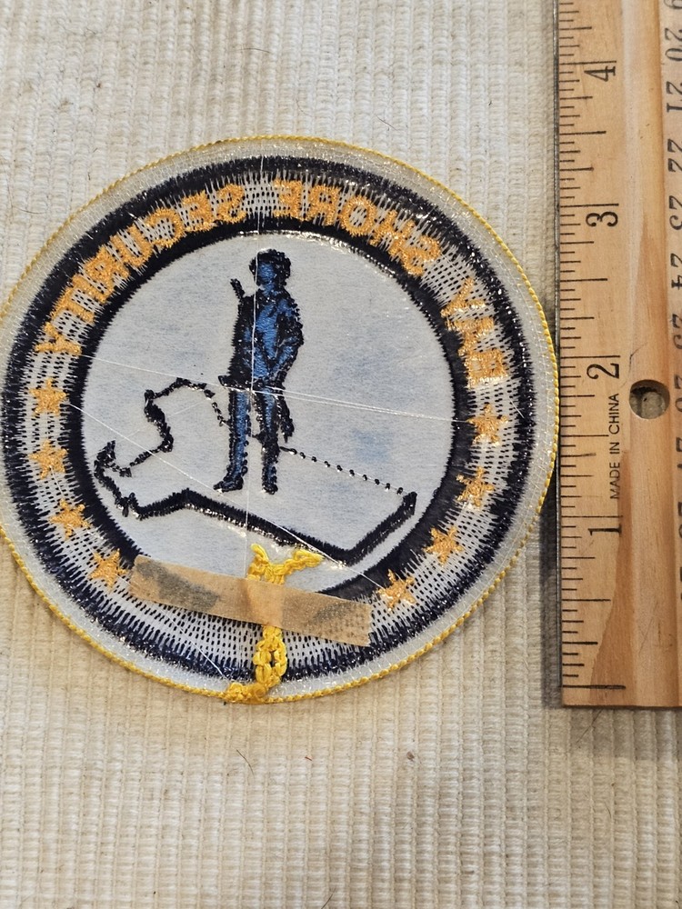 1980s 1990s US Army Bay Shore Command Security Patch L@@K!!!