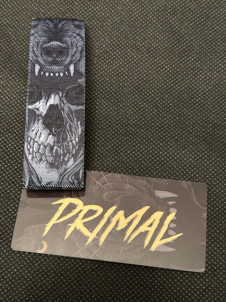 Primal Zox Strap Reversible Wristband NEW - Skull