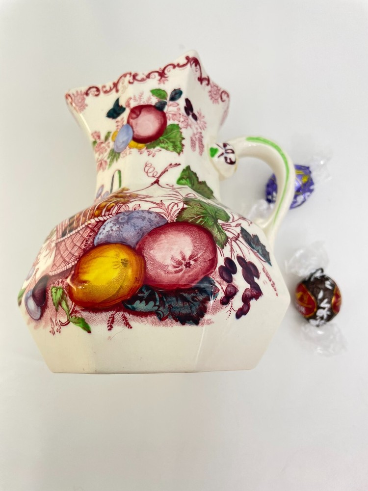 MASON'S FRUIT BASKET IRONSTONE CHINA PITCHER
