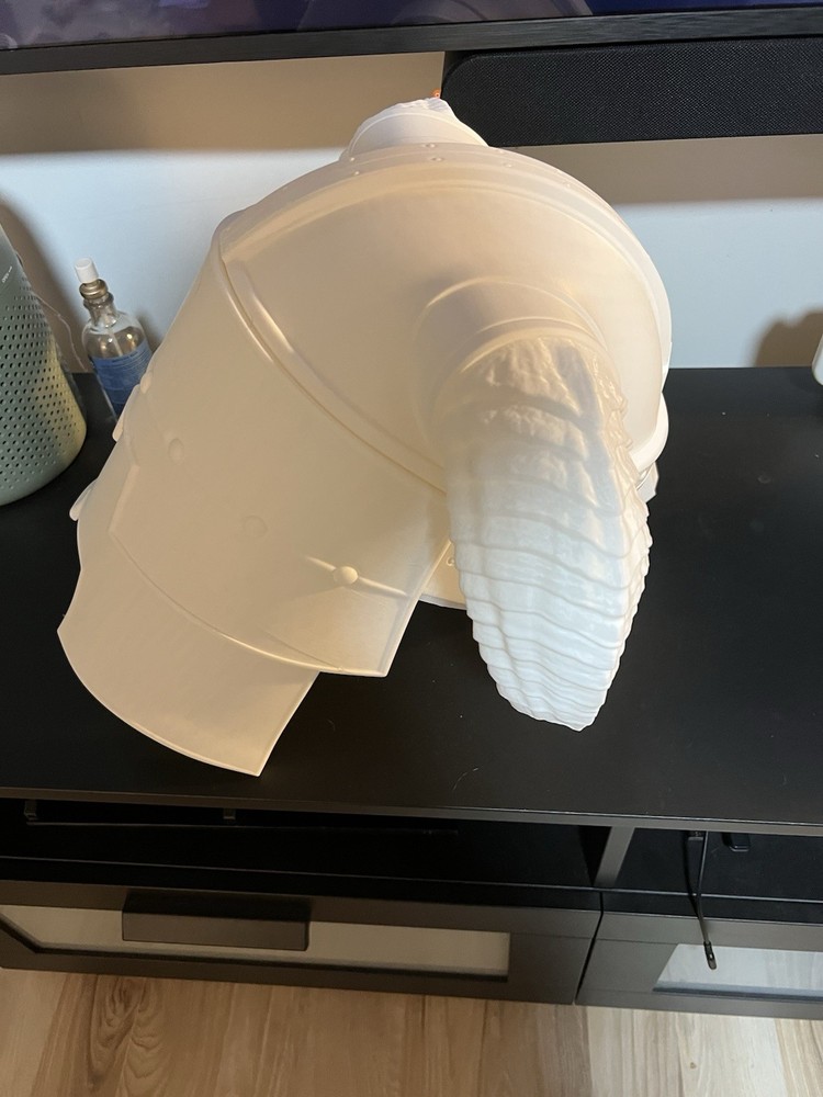 Oversized Skyrim Iron Helmet 3D Printed Replica Not Painted, Not sanded