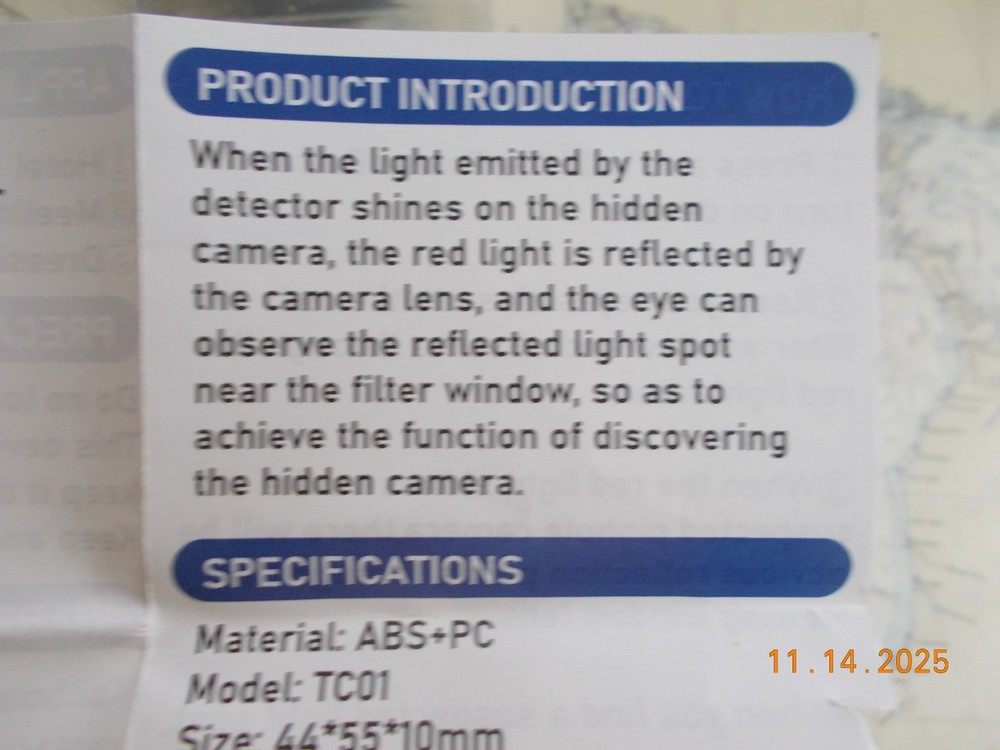 NIOB Koilboane Camera Detector
