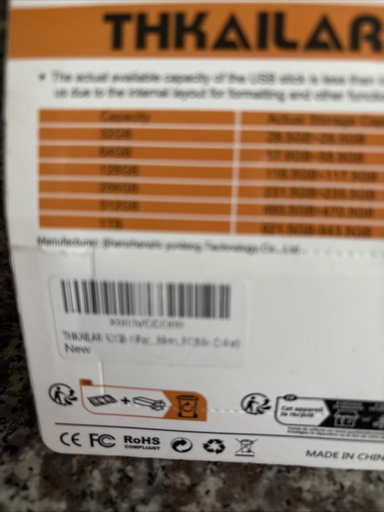 THKAILAR 4 Pack USB Flash Drive 32 Gb