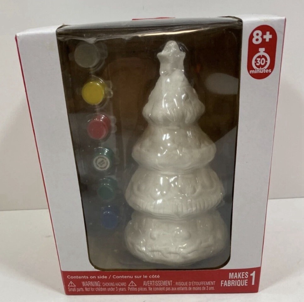 Creatology 3D Ceramic Kit Christmas Tree Paint Included