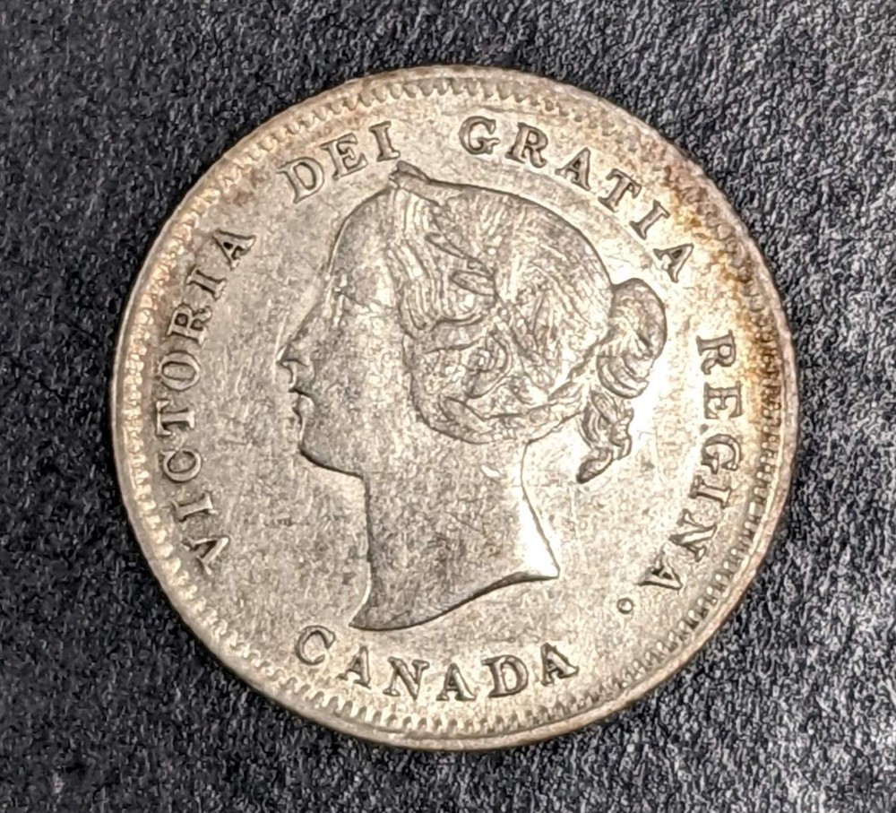 1899 Canada 5 Cent Silver Victoria