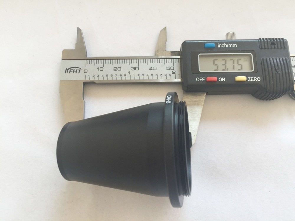 RMS Thread for Microscope objective to M42 x1mm Converter Cone Adapter