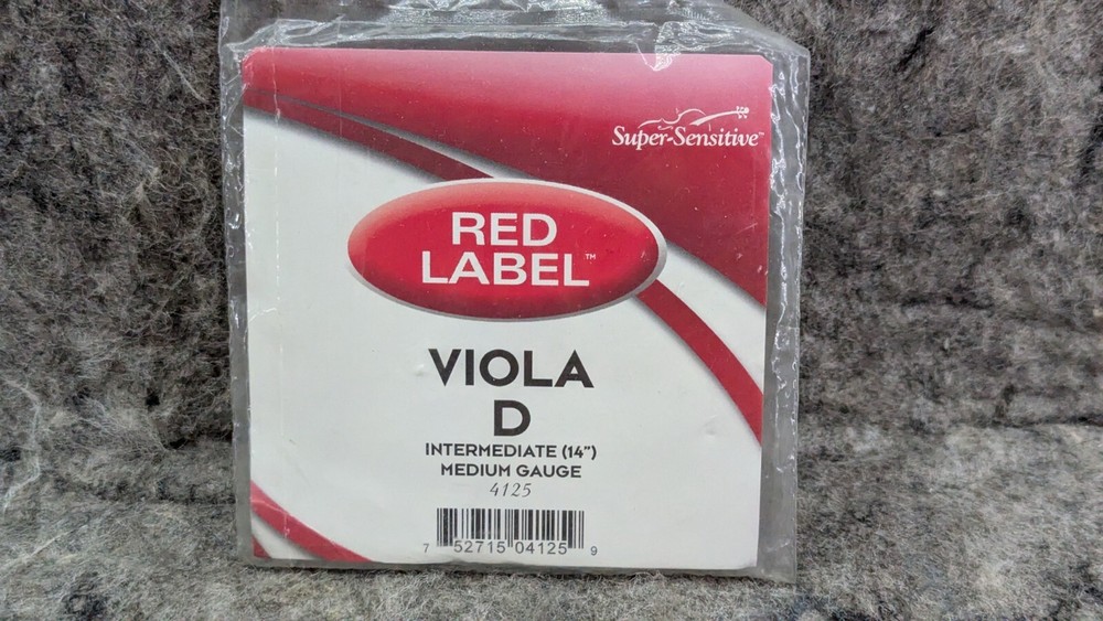 🔥New🔥 Super Sensitive Red Label Series Viola D String 14 in., Medium