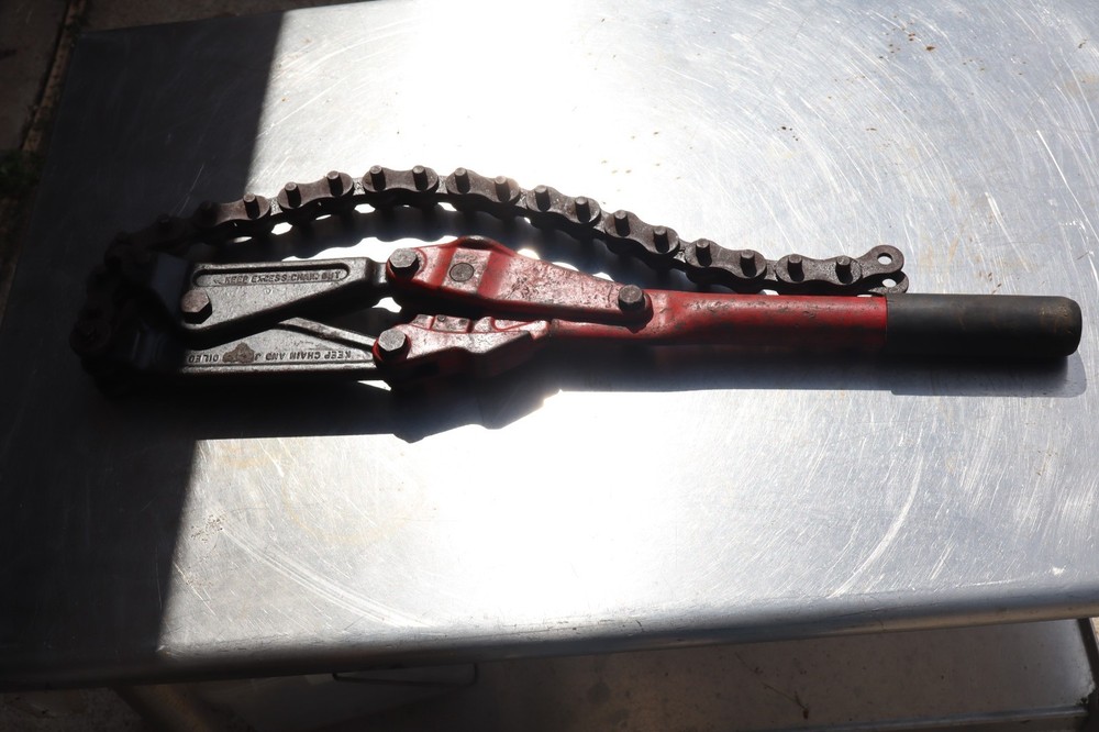 Reed Cast Iron Chain Soil Pipe Cutter Snapper #1