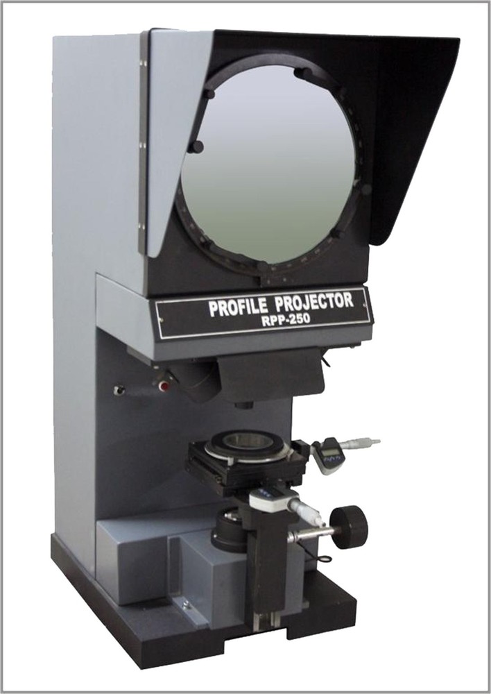 Optical comparison projector metrology tool laboratory - digital scales