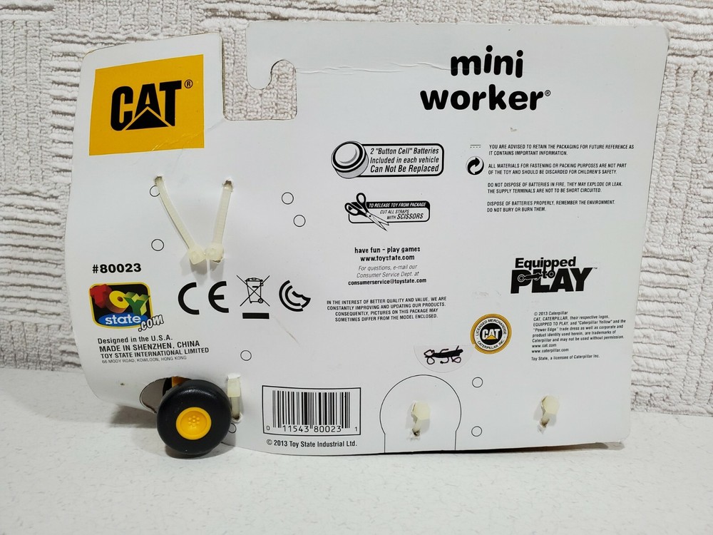 CAT Caterpillar Mini Worker 3-Pack Vehicles Official NEW